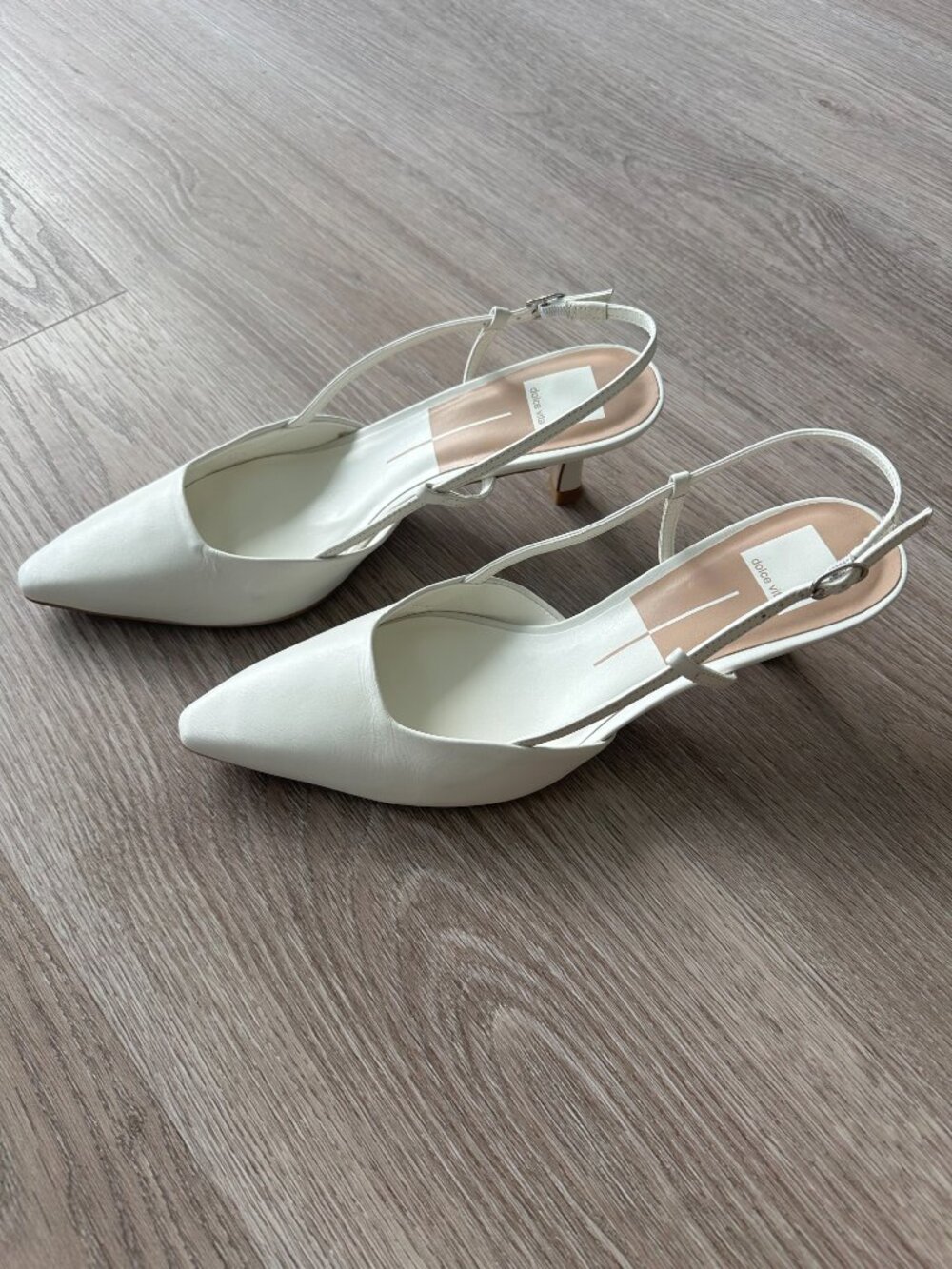 Dolce Vita Odela Heels White Leather